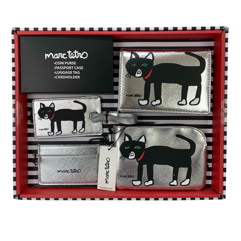 Marc Tetro Black Cat Travel Gift Box Set NEW Vacation Collection Artwork